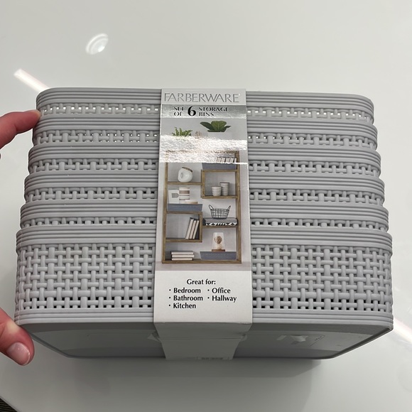 Set of 6 Organizational bins - Picture 1 of 3